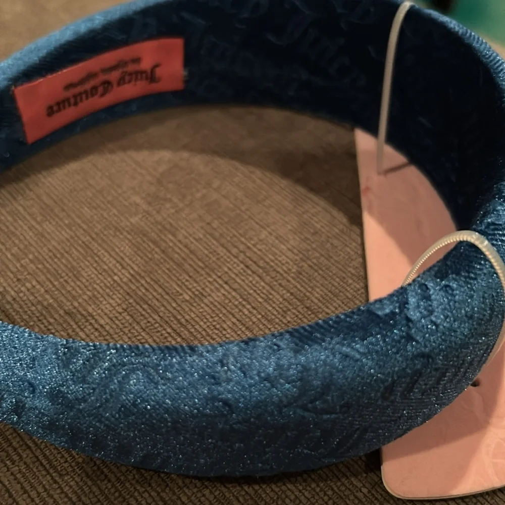 JUICY COUTURE Blue Velvet Headband
